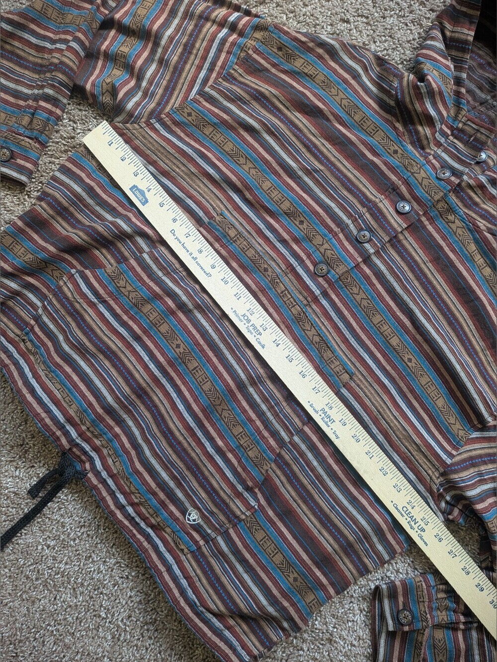 Ariat Southwestern Lightweight Hoodie Women's XL - Picture 8 of 12